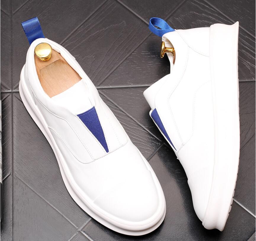 Pure White Colorful Accent Decorated Sneaker