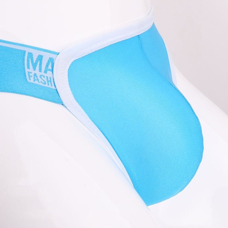 Single Slide See Through Stripes Brief