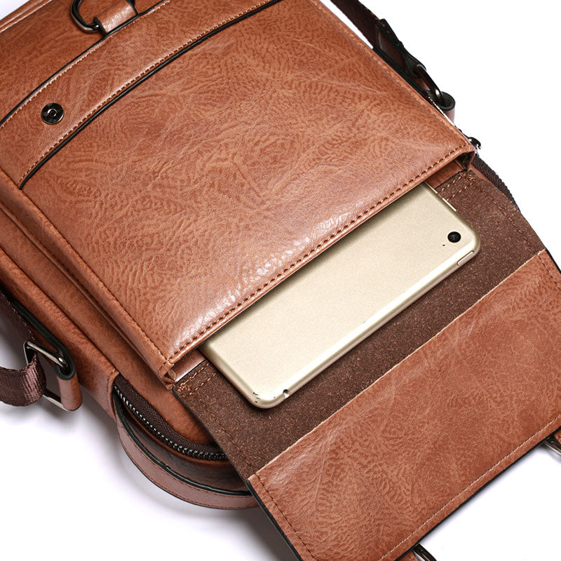 PU Leather Straps Decorated Multifunction Shoulder Bags