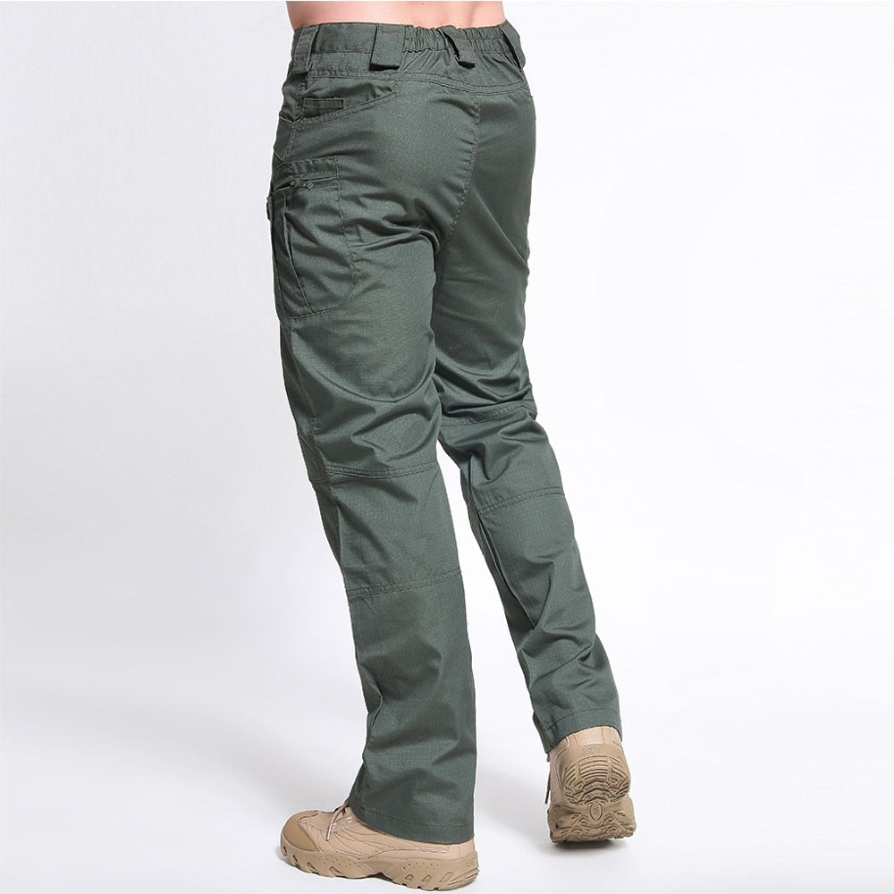 Tactical Pants Multiple Pocket Military Slim Fat Cargo
