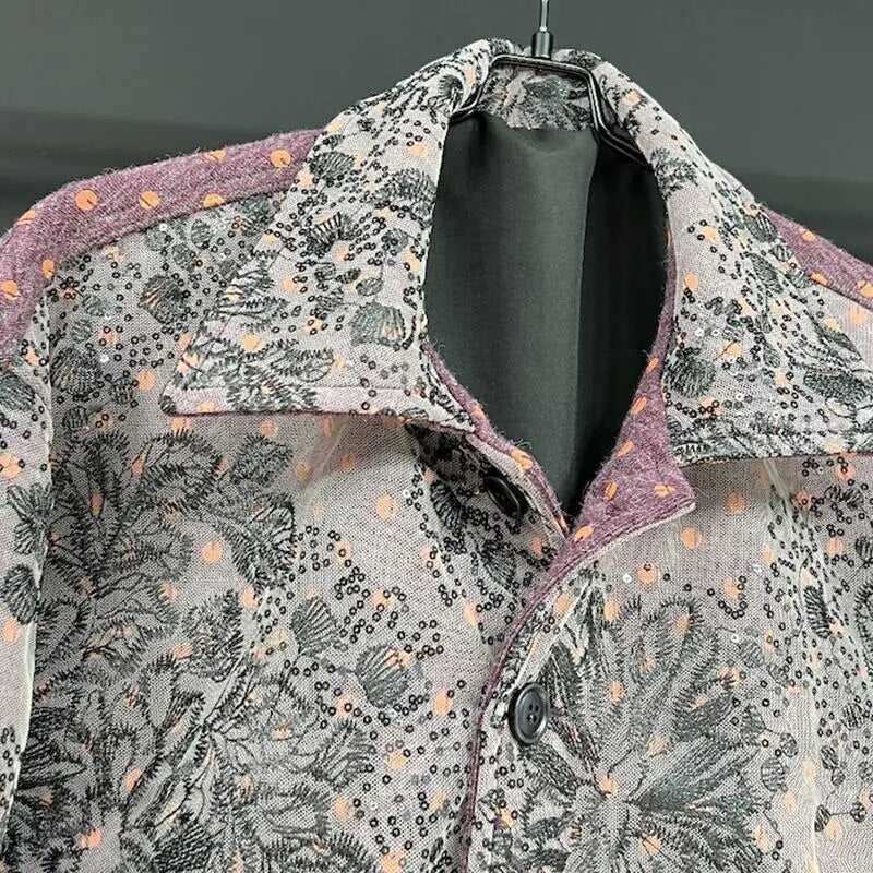 Pink Floral Polka Dot Jacket