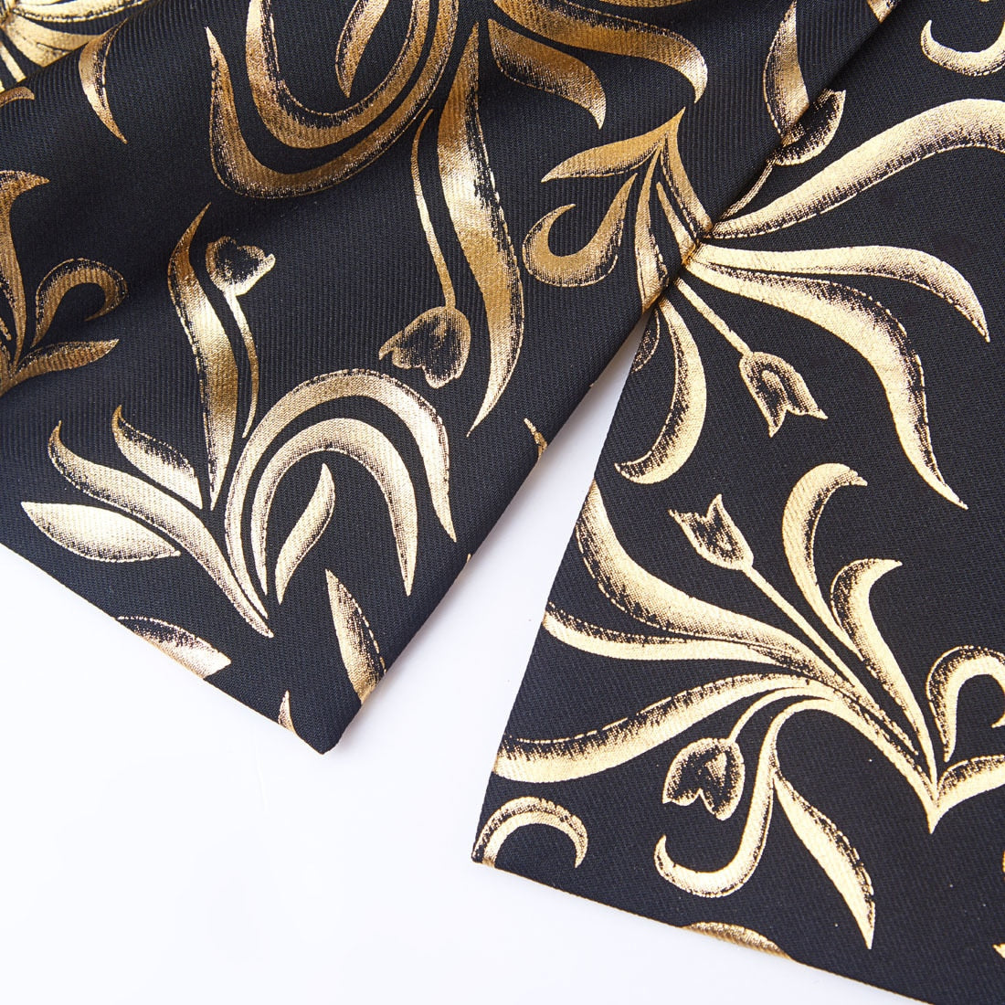 Gold Tide Pattern Men Slim Fit Blazer