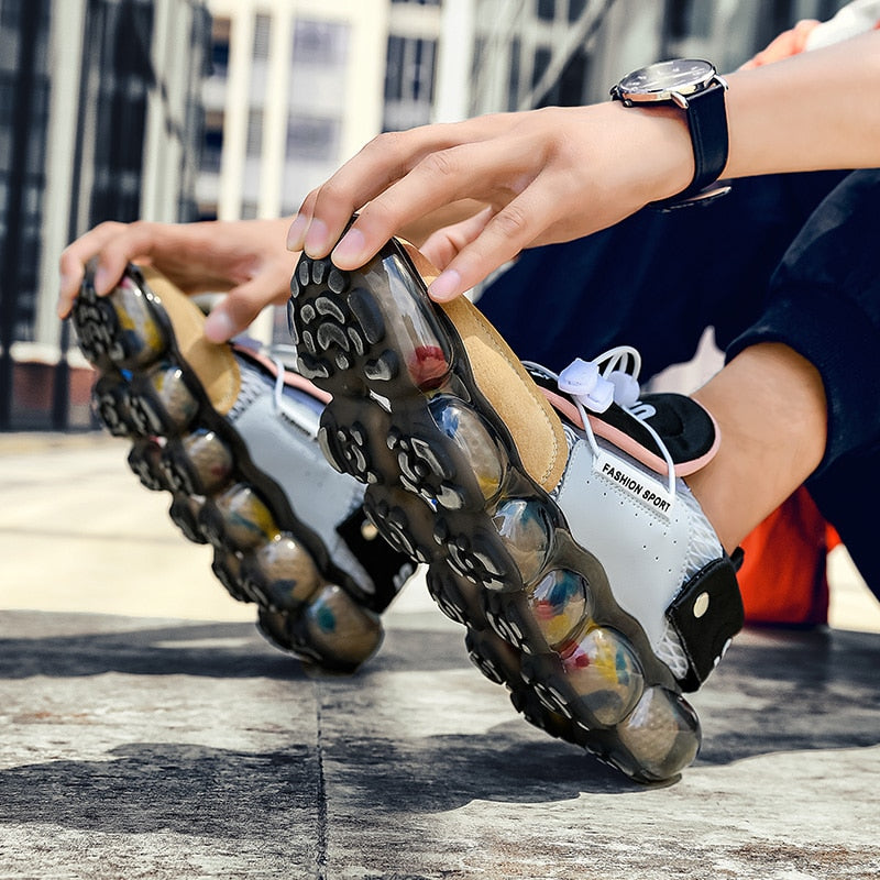 Mixed Color Low Top Sneaker