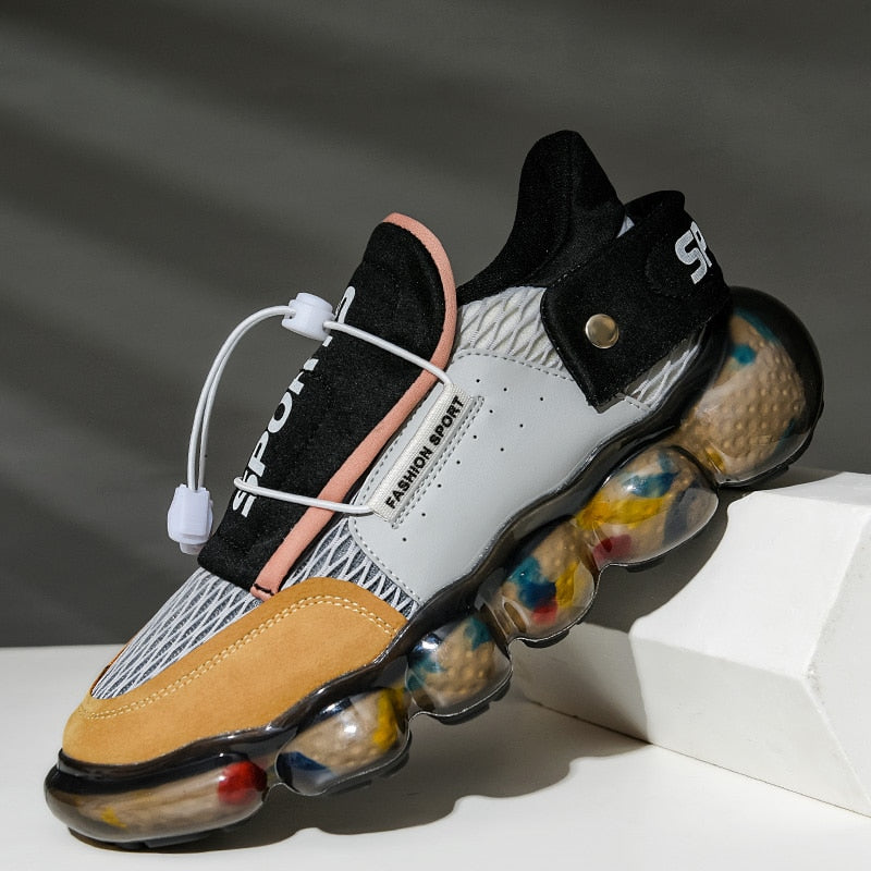 Mixed Color Low Top Sneaker