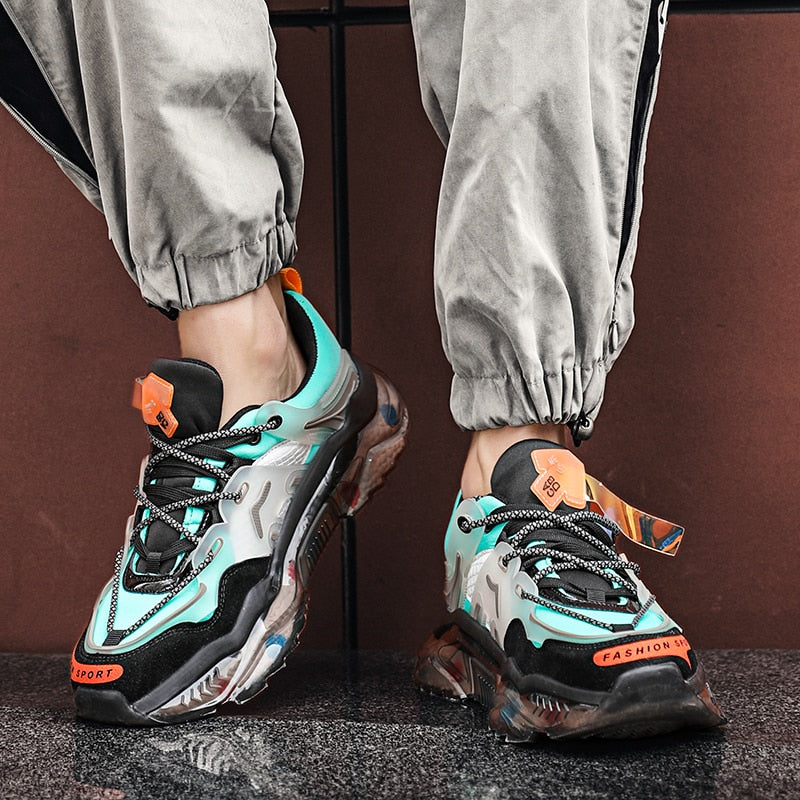 Sport Style Multi-Color Sneakers