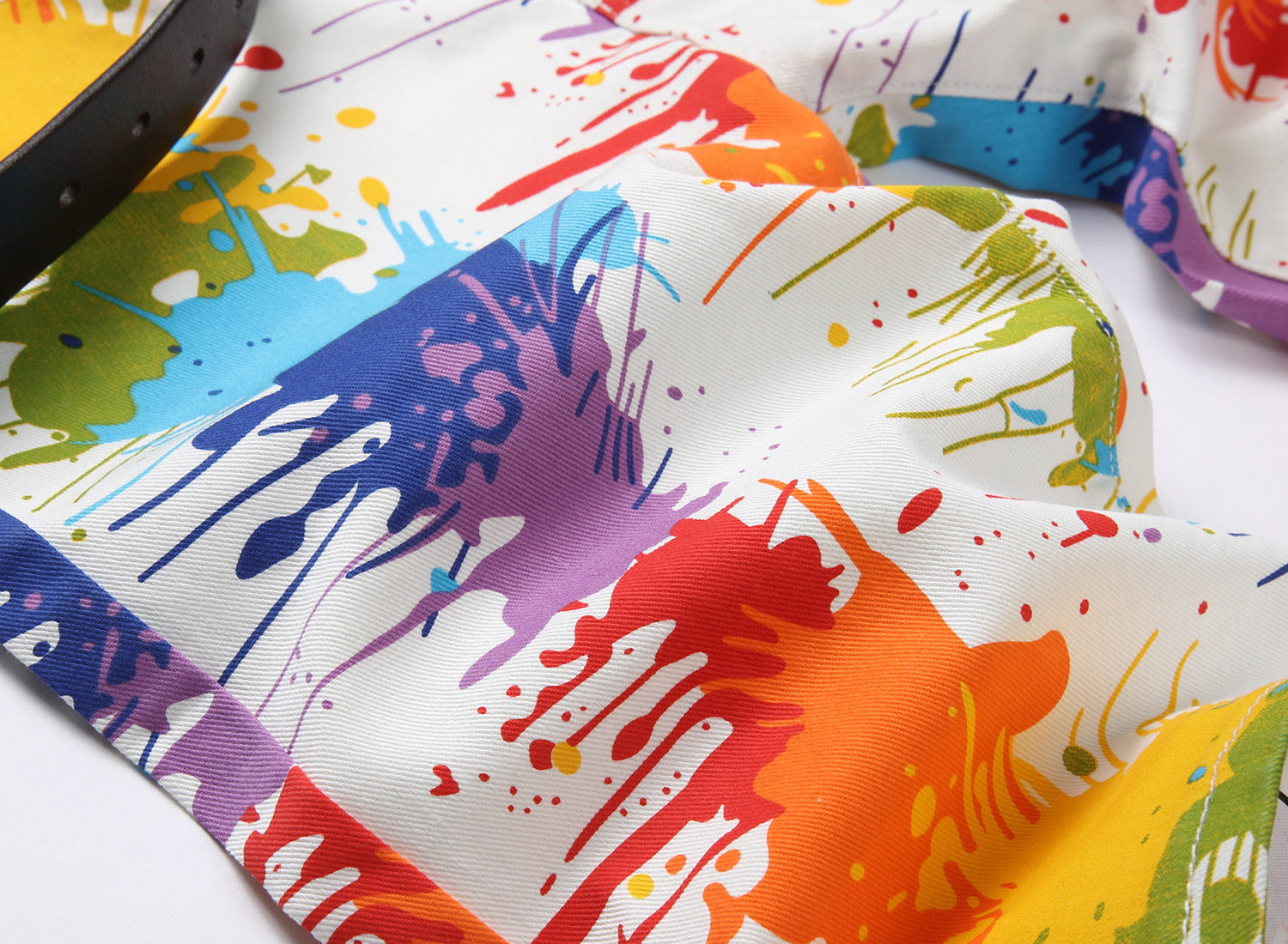 Colorful Abstract Painted Men Shorts
