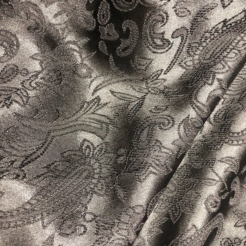 Jacquard Pattern Polyester Trousers