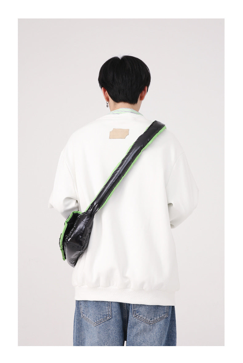 Letter Print Pattern Simple Long Sleeve Sweater