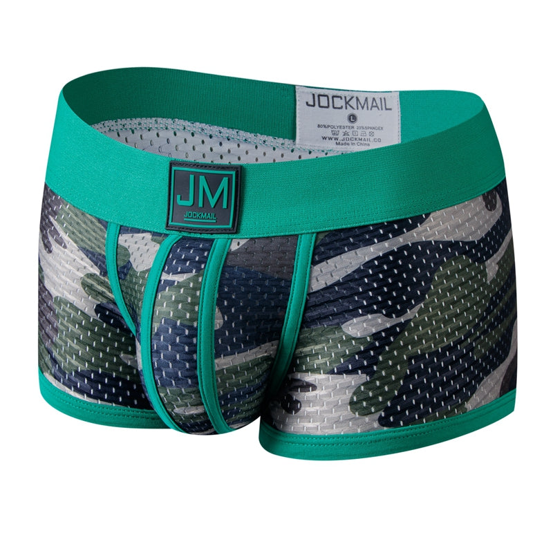 Mesh Camouflage Nylon 6Pcs Boxer