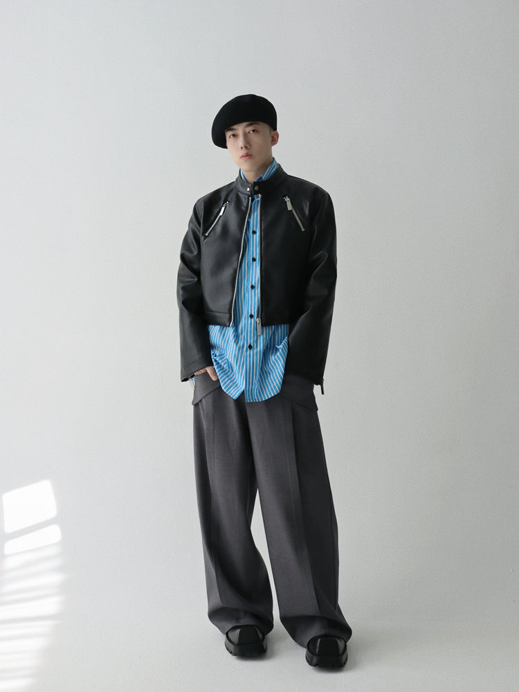 Onyx Collar Solid Jacket