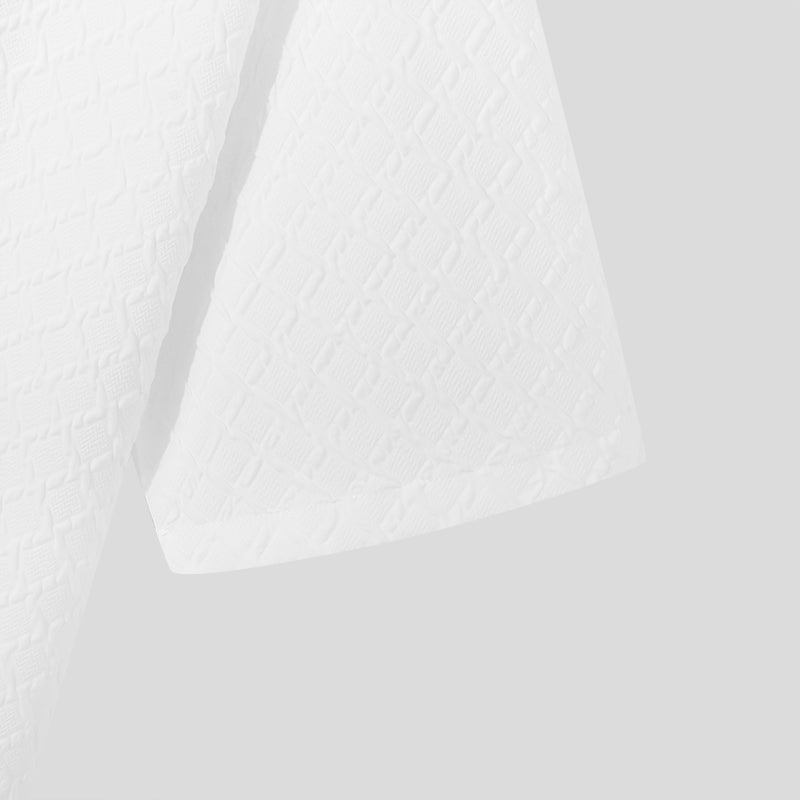 Geometric Twisting Diamond Embossed Polo Shirt