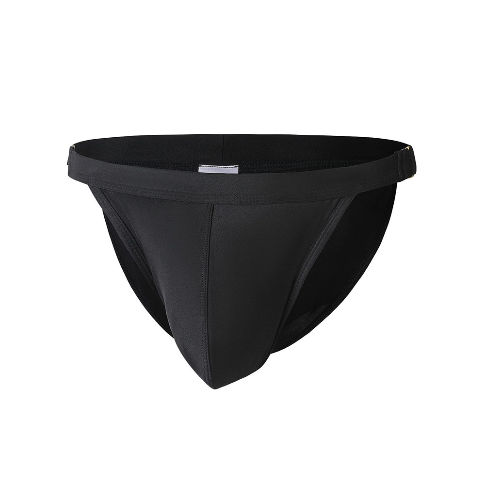 Solid Color Low Waist Brief Underwear