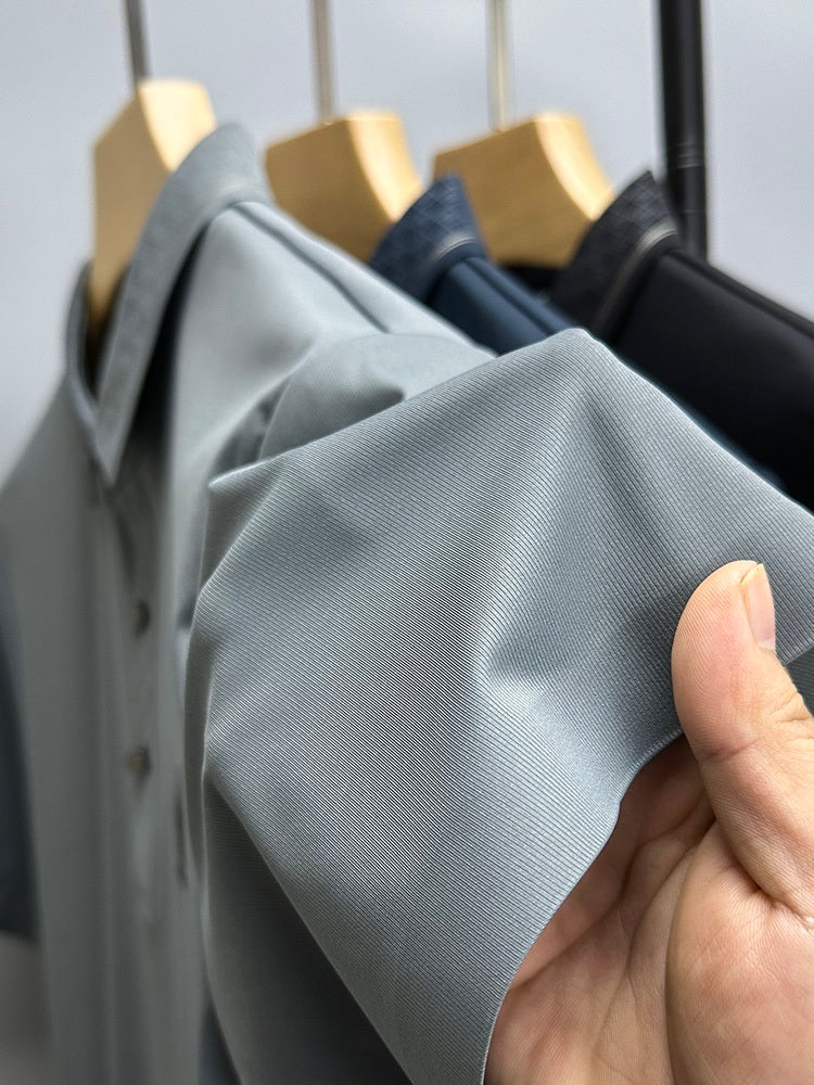 Casual Loose Plaid Collar Polo Shirt