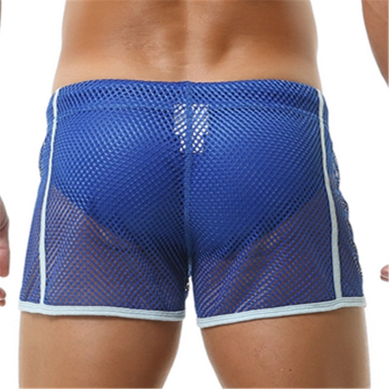 Solid Fishnet Quick Dry Men Short