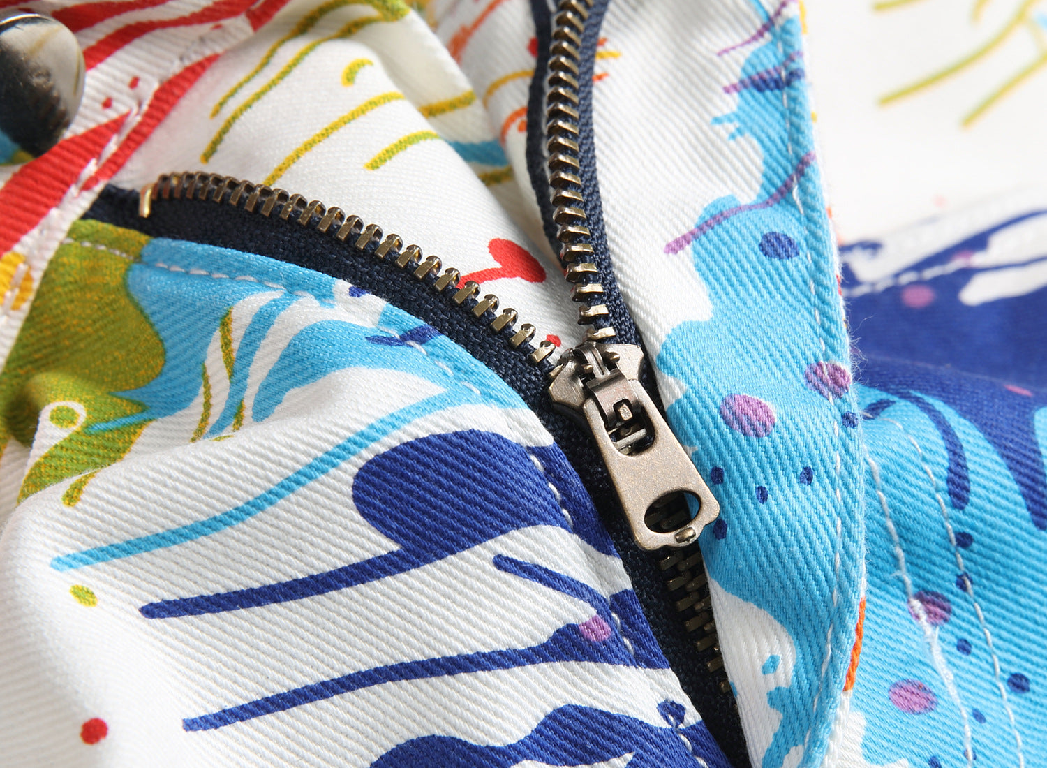 Colorful Abstract Painted Men Shorts