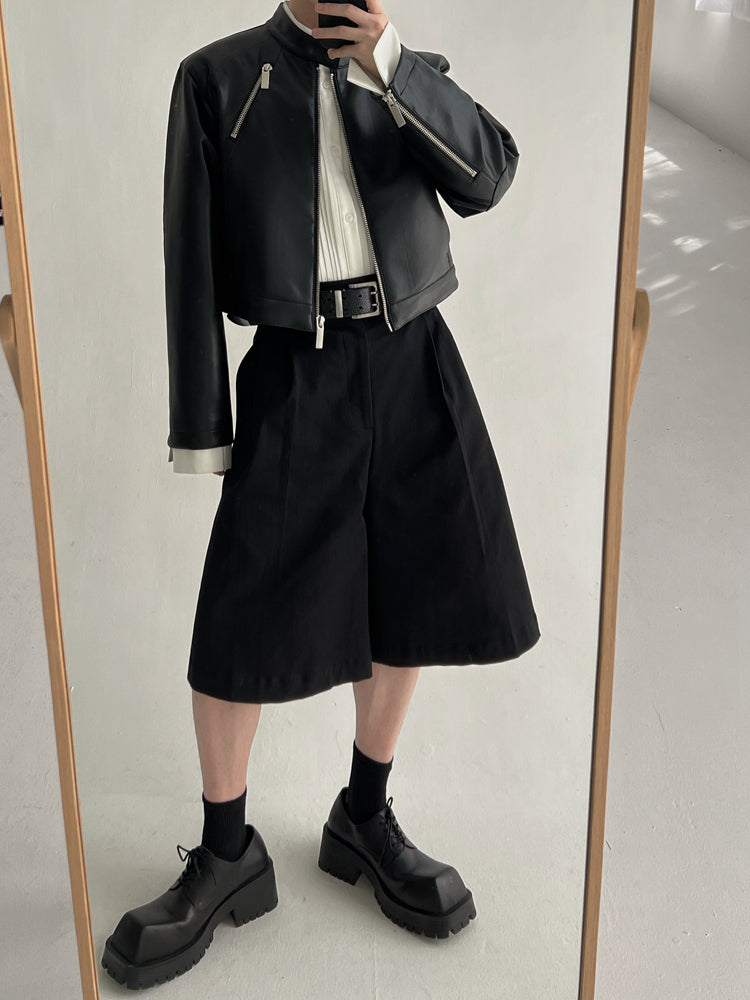 Onyx Collar Solid Jacket