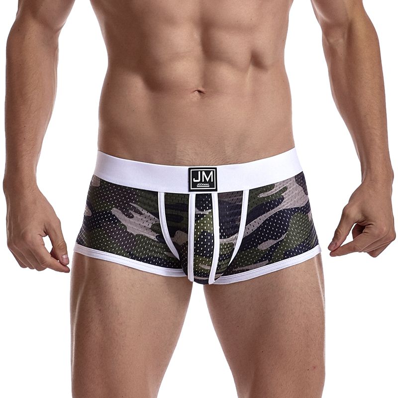 Mesh Camouflage Nylon 6Pcs Boxer