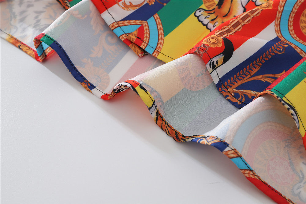 Bright Baroque Tiger Street Casual Shirt