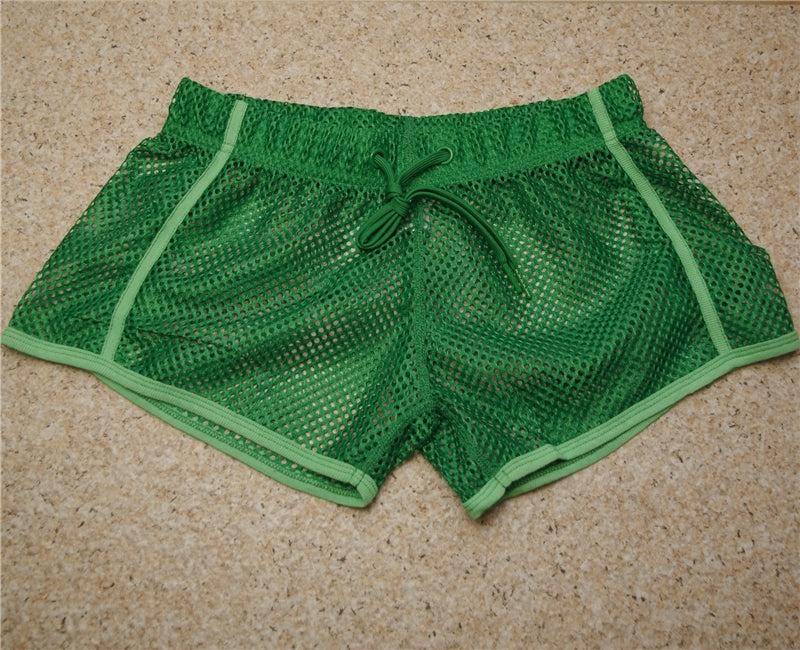 Solid Fishnet Quick Dry Men Short