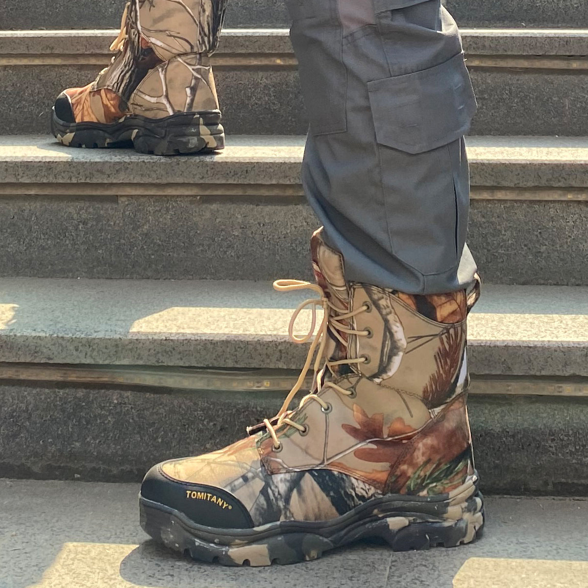 Tactical Combat Green Sand Boots