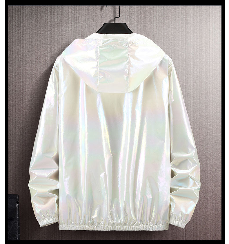 Anodize Solid Polyester Bomber Jacket