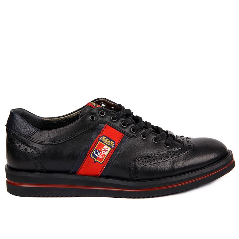 Basic Genuine Leather Casual Flat Low Top Style Men Sneaker