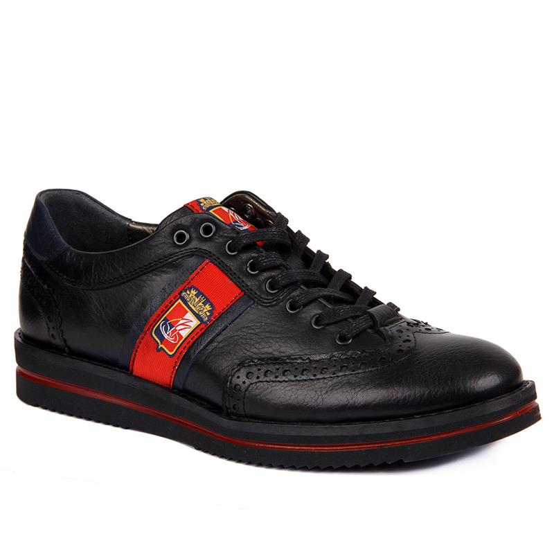 Basic Genuine Leather Casual Flat Low Top Style Men Sneaker