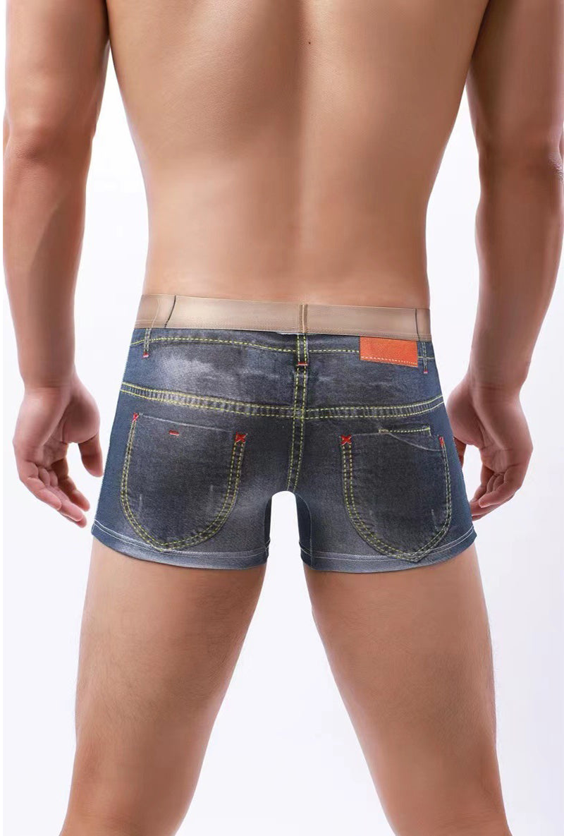 3D Jeans Design Print Boxer
