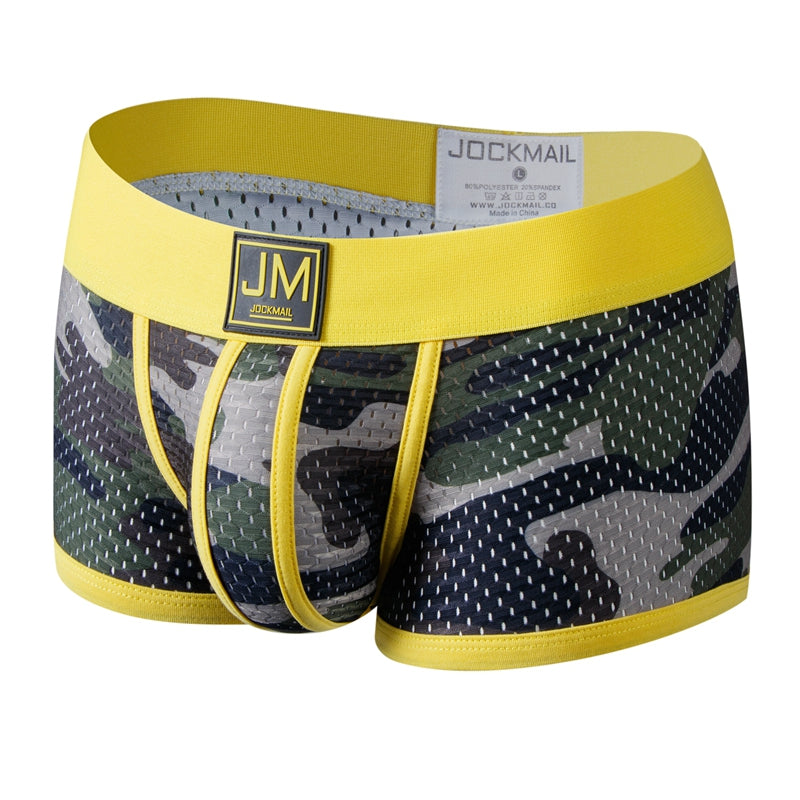 Mesh Camouflage Nylon 6Pcs Boxer