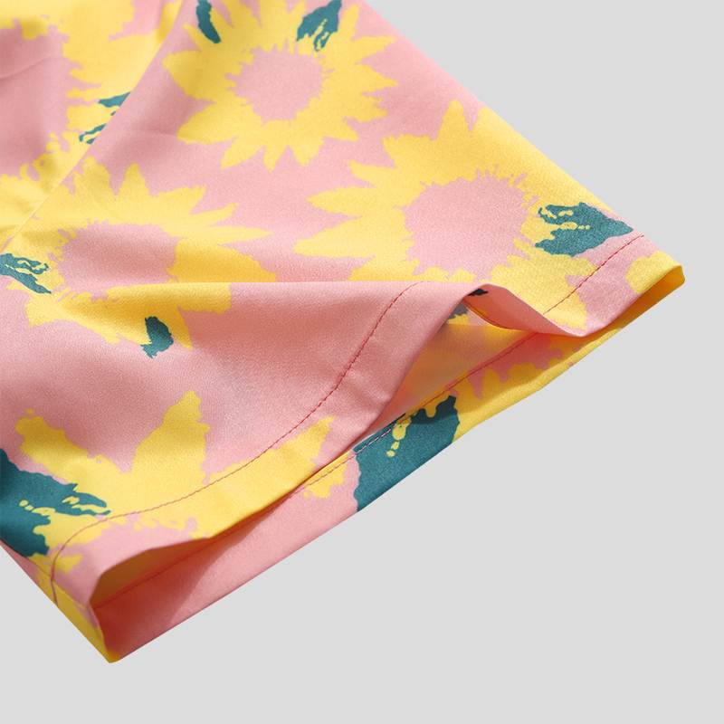 Hawaiian Sunflower Pattern Shirt