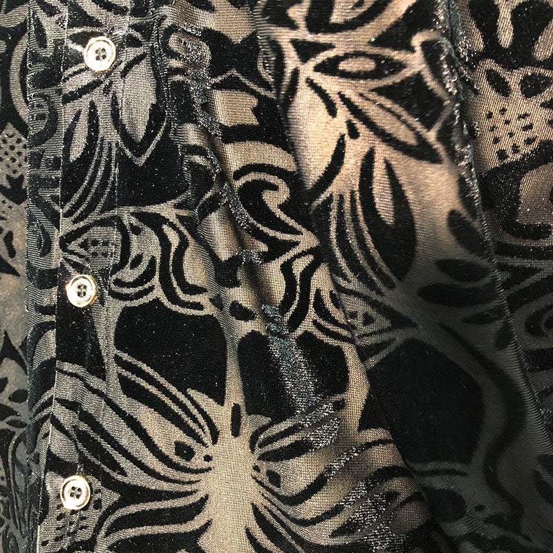 Artistic Geometric Pattern Transparent Shirt