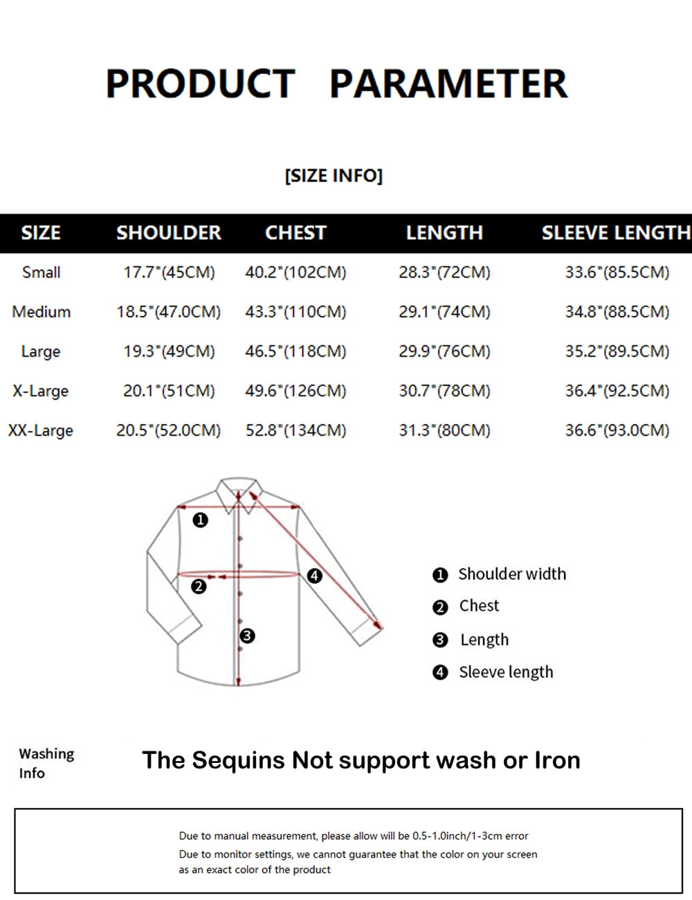 Shiny Gold Sequin Black Silk Men Dress Shirt