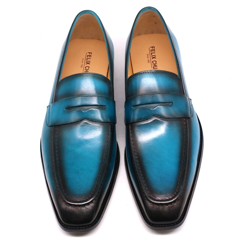 Classic Genuine Leather Penny Loafers