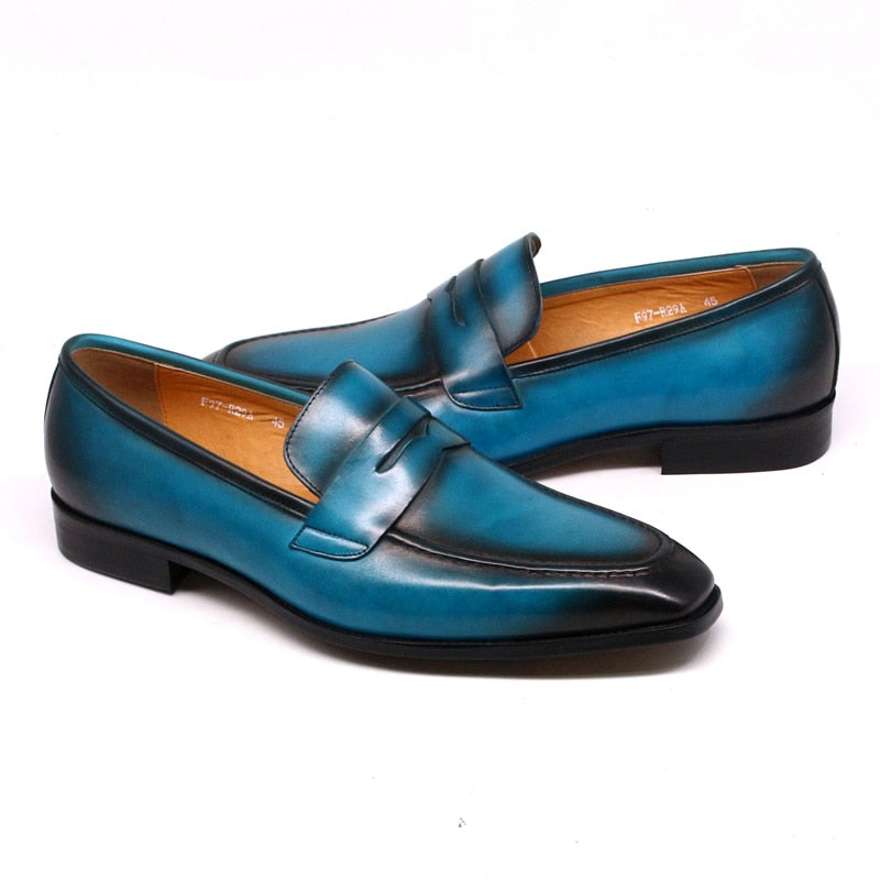 Classic Genuine Leather Penny Loafers