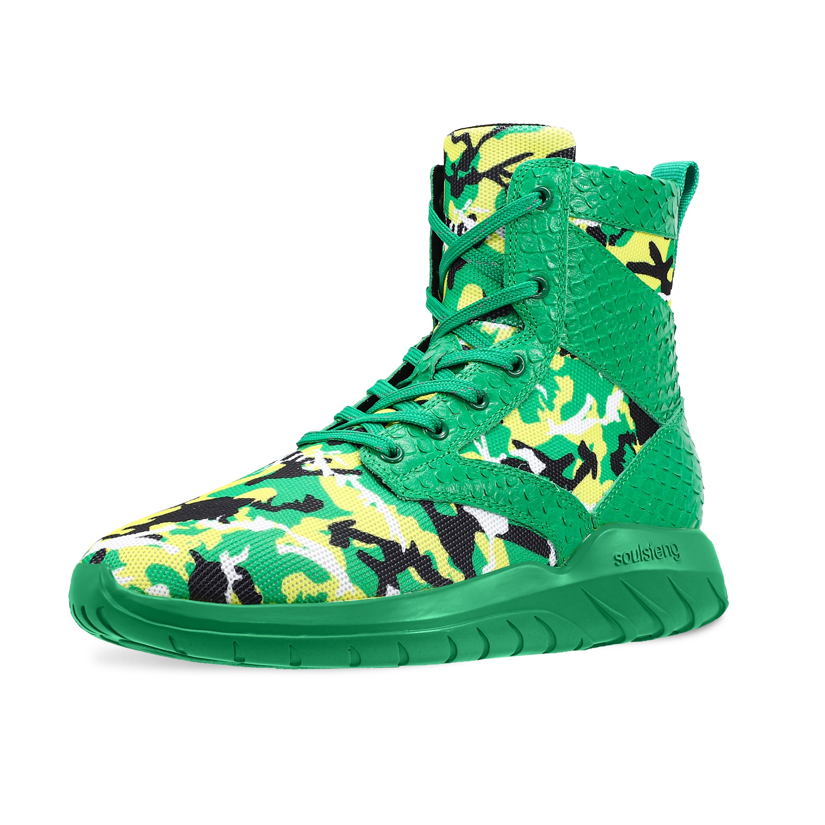 Shamrock High Top Camouflage Sneakers