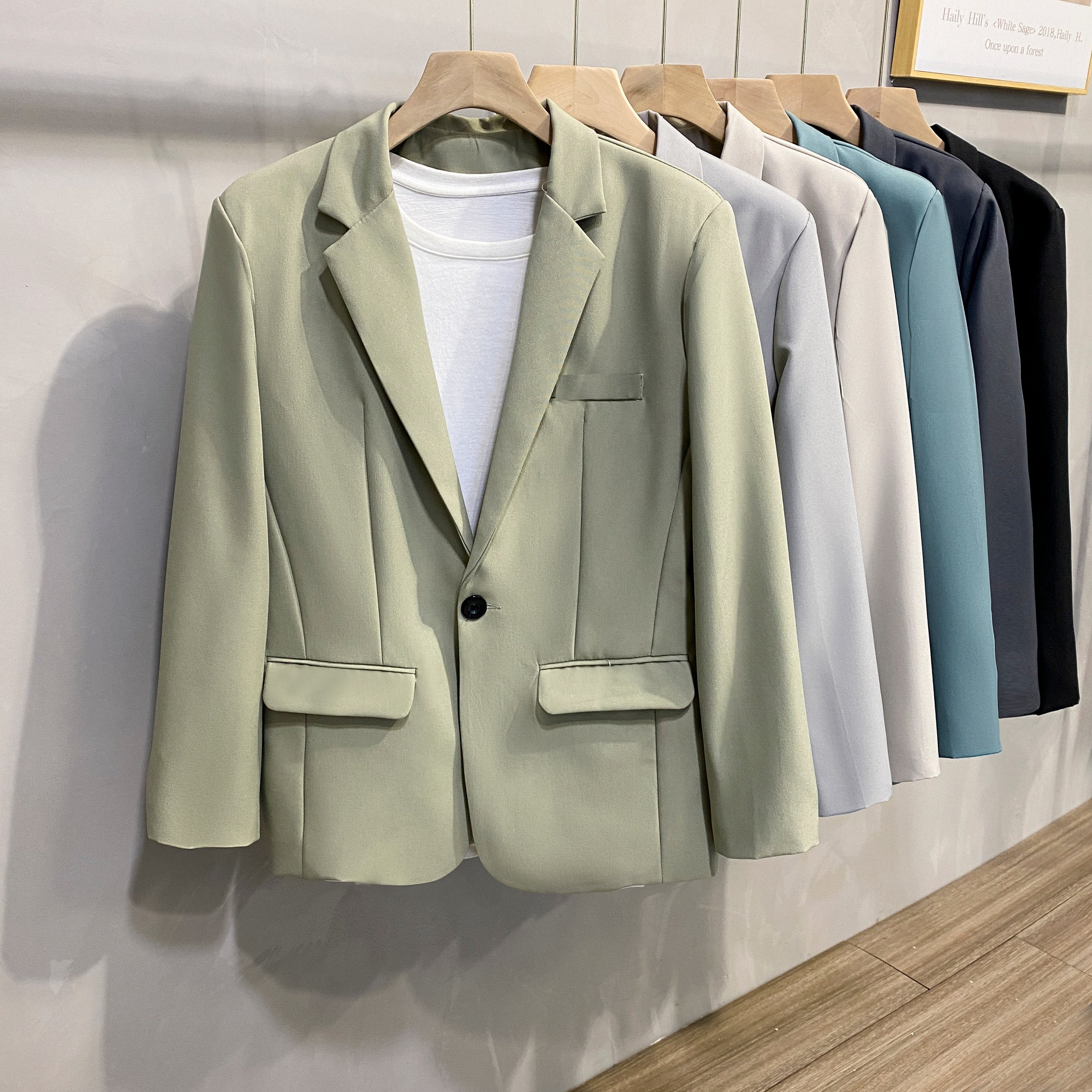 Spring Korean Button Style Blazer