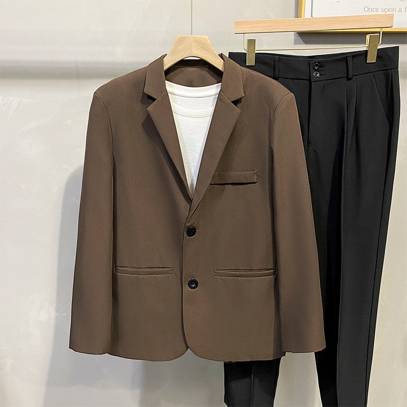 Spring Korean Button Style Blazer