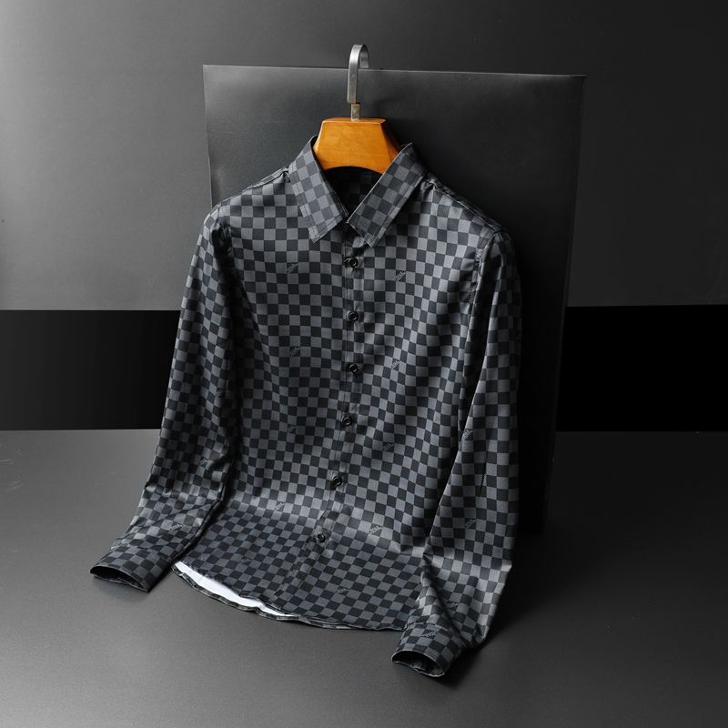 Classic Checkered Pattern Long-Sleeved Shirts