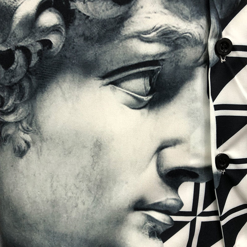 Romanian Sclupterd Printed Shirt