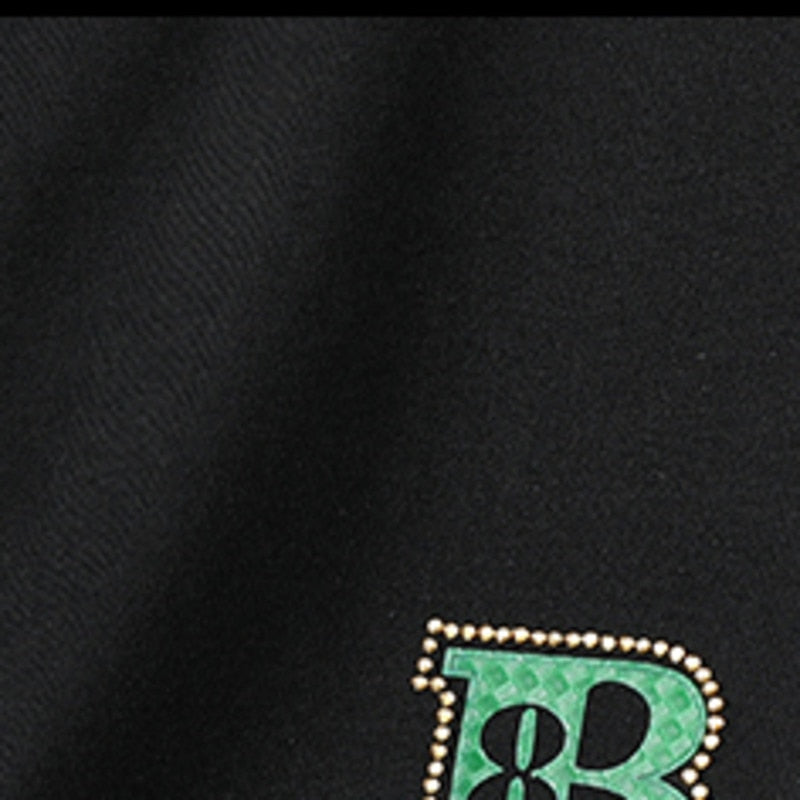 Modern Rhinestone Letters Print Man T-Shirt