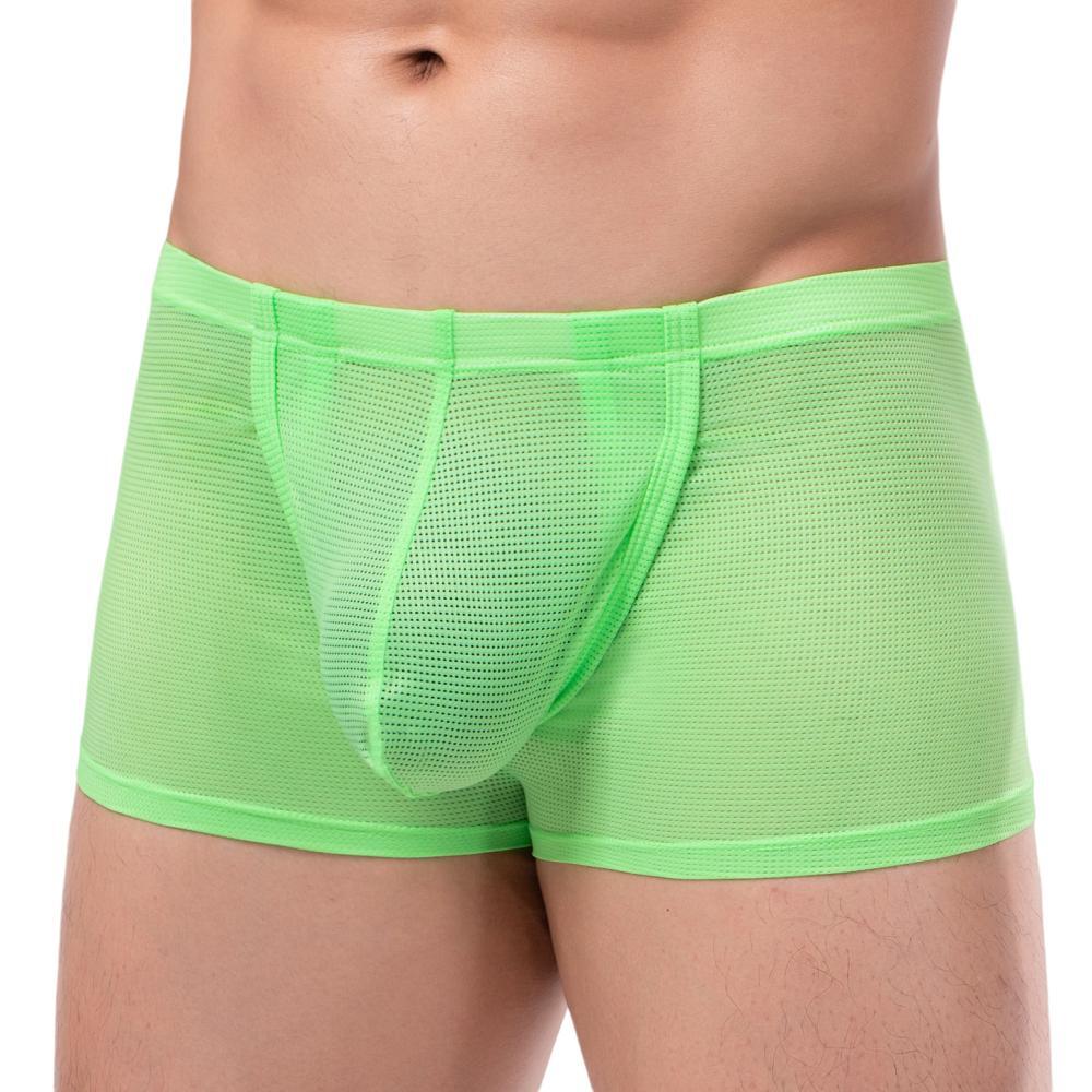 Breathable Transparent Solid Men Underwear