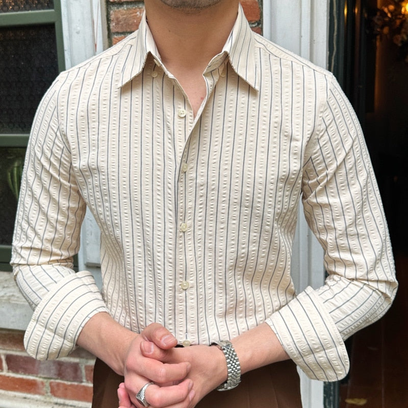 Vintage Stripe Long Sleeve Shirt