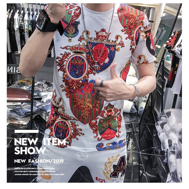 Medieval Printed Colorful Shirt