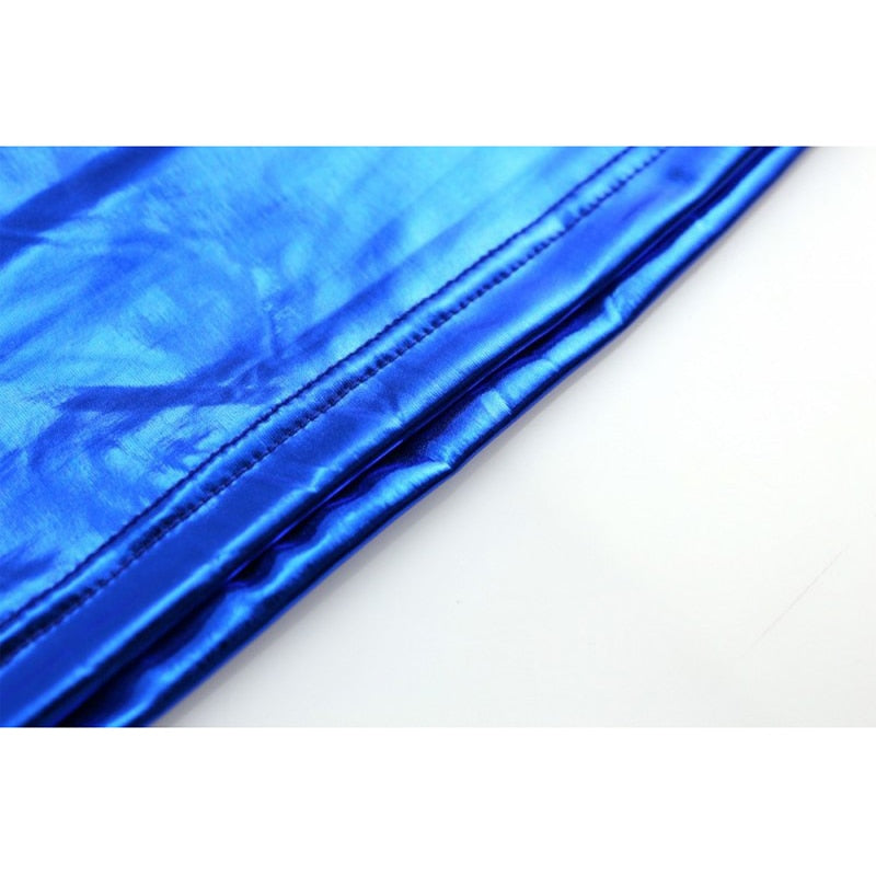 Stylish Glossy Polyester Spandex T-Shirt