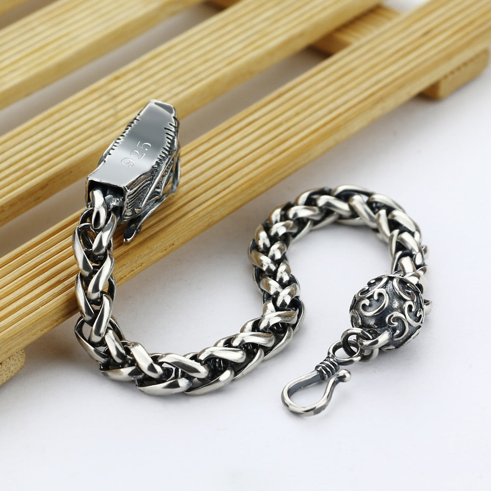 Dragon Clasp Braid Style Chain Bracelets