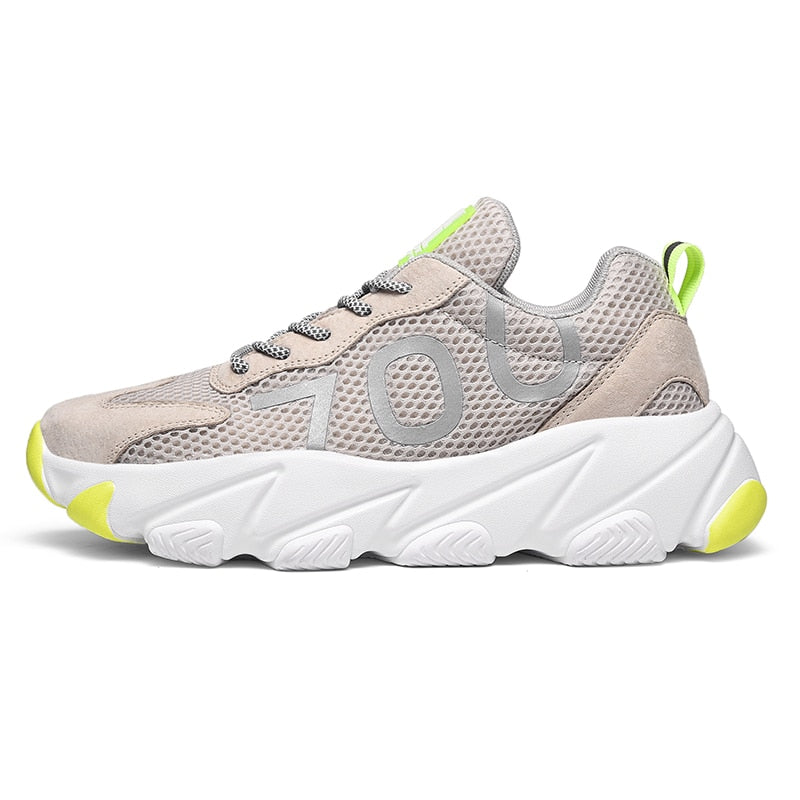 Comfortable Lace Up Male Casual Lightweight Flat Men Sneaker