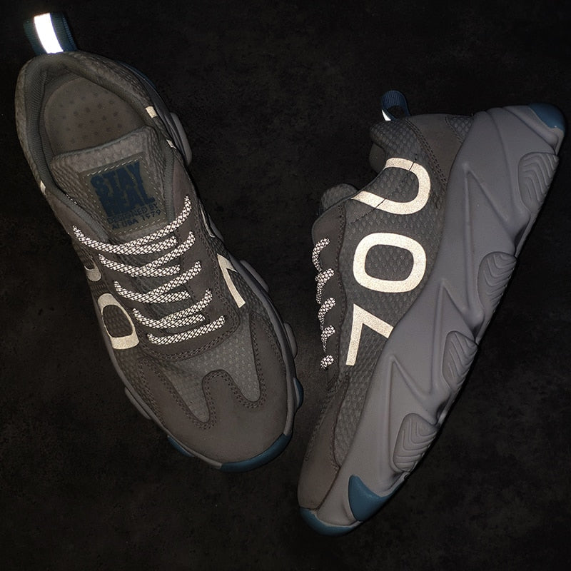 Comfortable Lace Up Male Casual Lightweight Flat Men Sneaker