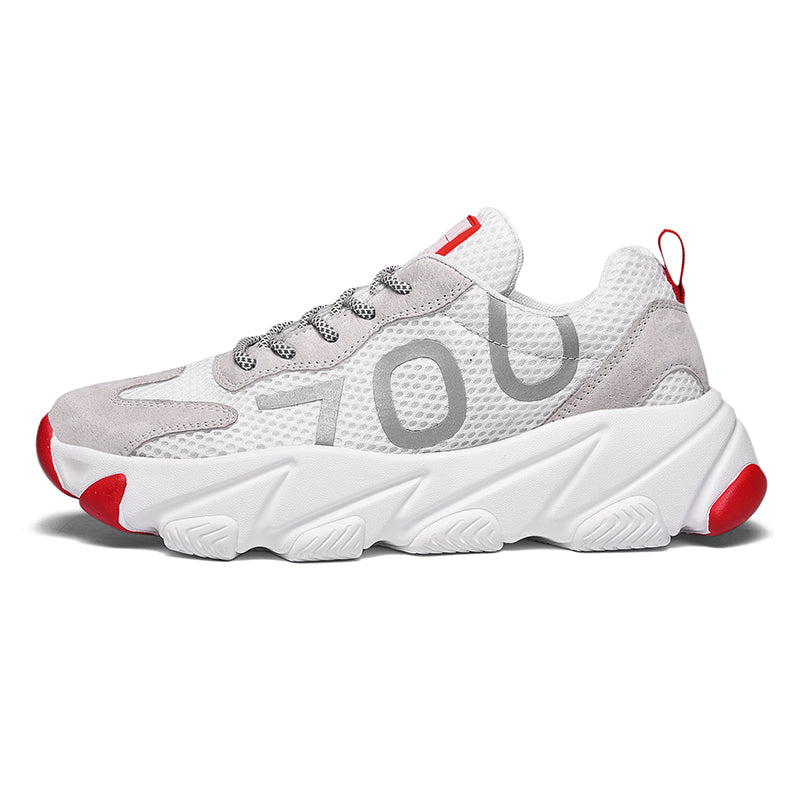 Comfortable Lace Up Male Casual Lightweight Flat Men Sneaker