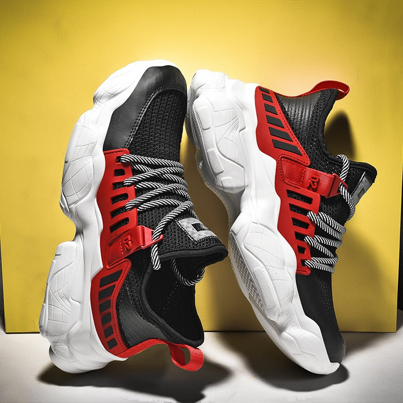 Thick Bottom Flyknit Basic Youth Casual Men Sneaker