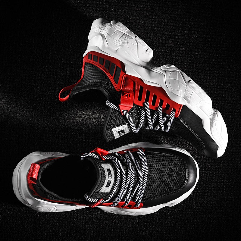 Thick Bottom Flyknit Basic Youth Casual Men Sneaker